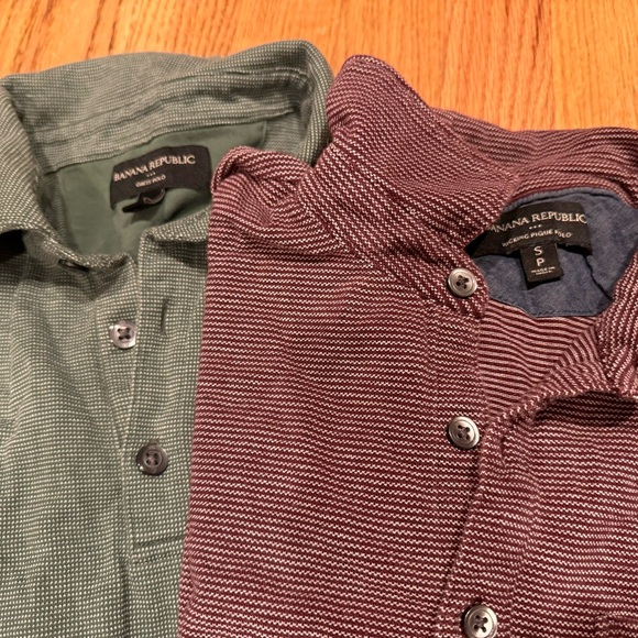 Banana Republic Men’s Dress Polo Shirt Bundle, size small - Picture 2 of 3
